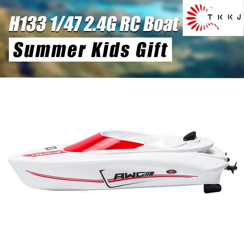New Arrival TKKJ H133 1/47 2.4G Electric RC Boat 20mins Play Time Remote Control Outdoor Toys for Summer Kids Gift
New Arrival TKKJ H133 1/47 2.4G Electric RC Boat 20mins Play Time Remote Control Outdoor Toys for Summer Kids Gift