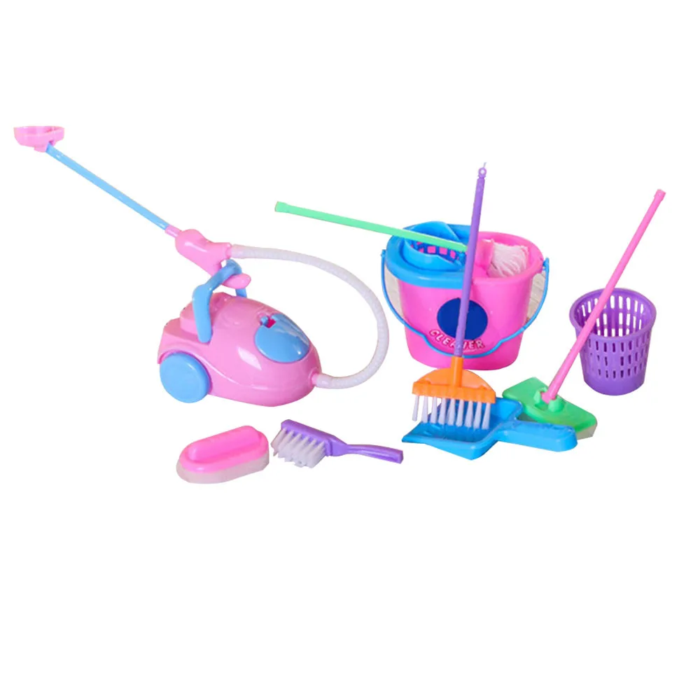 9 Pcs interactive Pretend Doing housework toys simulation Kitchen Home Cleaning Tool Floor Broom Toy baby Early education Toy
9 Pcs interactive Pretend Doing housework toys simulation Kitchen Home Cleaning Tool Floor Broom Toy baby Early education Toy