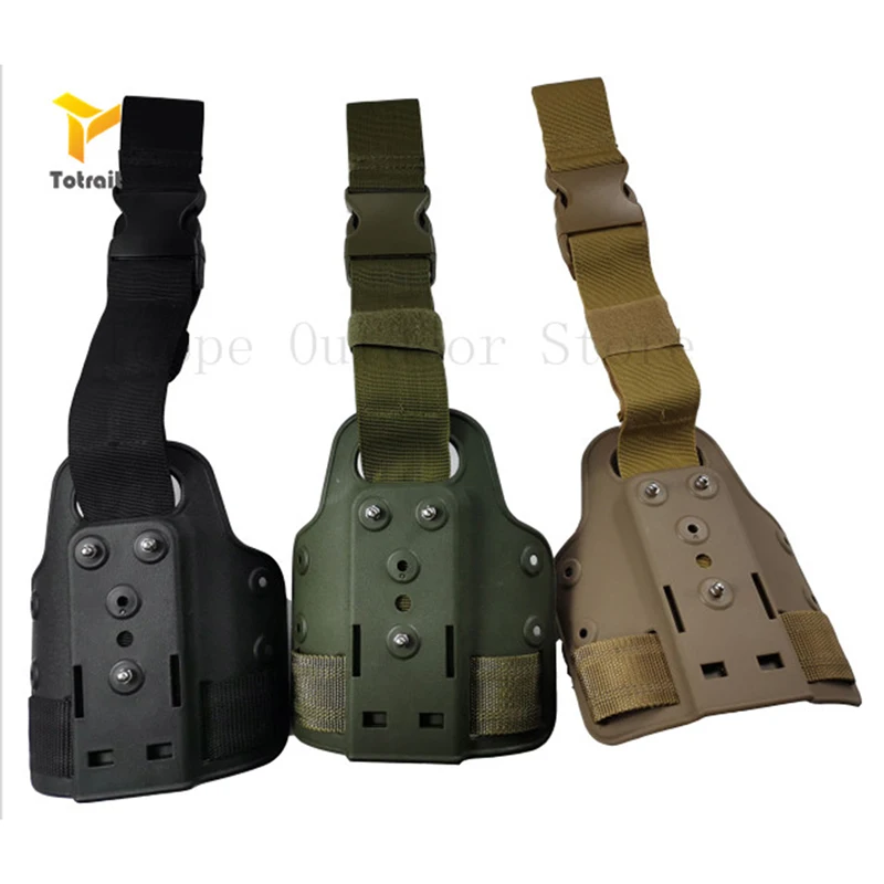 TOtrait Tactical Hunting Thigh Drop Leg Gun Holster Adapter Platform Leg Holster Paddle Safariland Colt1911/GL17 M9 USP SigP226
TOtrait Tactical Hunting Thigh Drop Leg Gun Holster Adapter Platform Leg Holster Paddle Safariland Colt1911/GL17 M9 USP SigP226