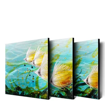 Hot Exquisite 3-panel Aluminum Wall Art Tropical Fish Wall Art Modern Painting Wall Sculpture Home Decoration Multicolor 71"x24" 
Hot Exquisite 3-panel Aluminum Wall Art Tropical Fish Wall Art Modern Painting Wall Sculpture Home Decoration Multicolor 71"x24"