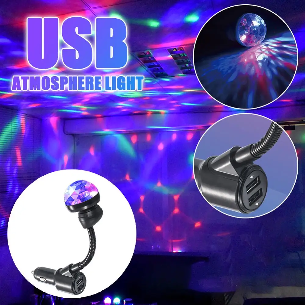 SALE Starry Sky Disco Style Design Dual Usb Car Charger Multi-function Car Mobile Phone Charger With Atmosphere Lamp Customized
SALE Starry Sky Disco Style Design Dual Usb Car Charger Multi-function Car Mobile Phone Charger With Atmosphere Lamp Customized