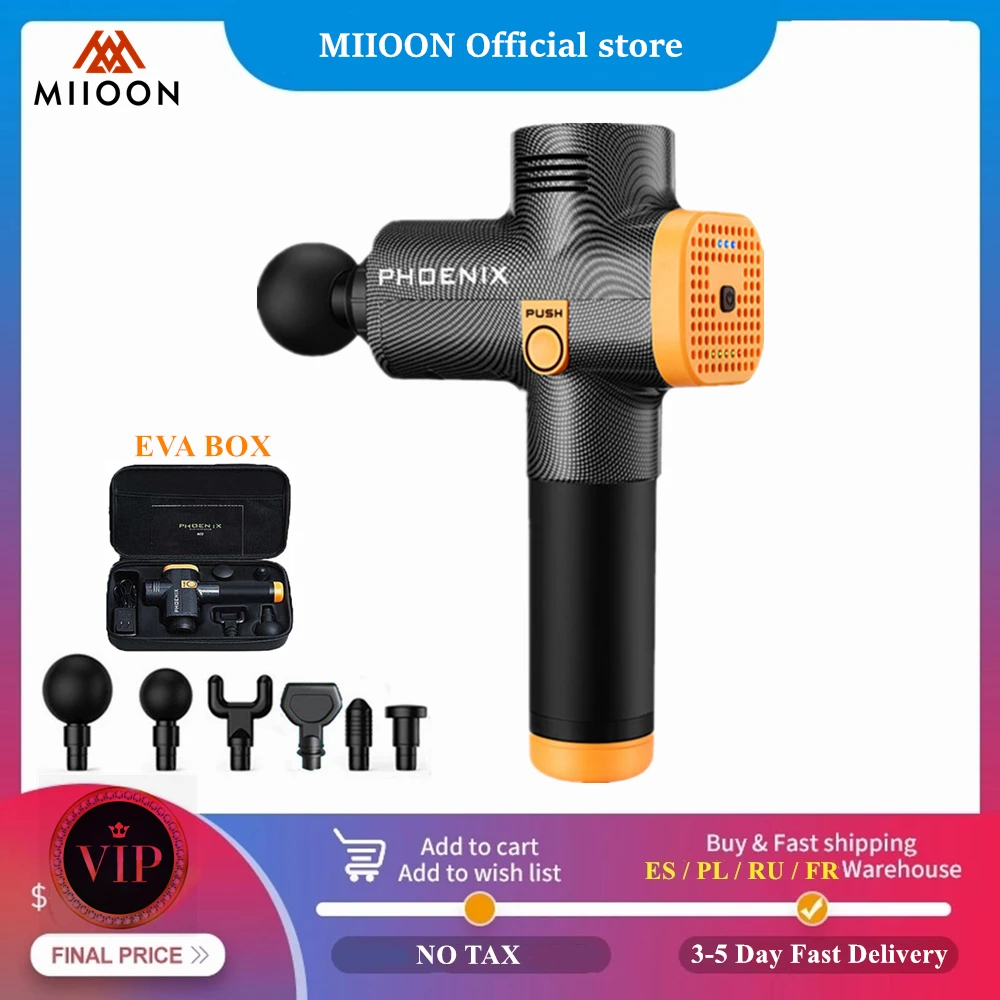 Phoenix Massage Gun Fascia Gun Muscle Relax Massage Electric Massager Fitness Equipment Noise Reduction Design For Male Female
Phoenix Massage Gun Fascia Gun Muscle Relax Massage Electric Massager Fitness Equipment Noise Reduction Design For Male Female