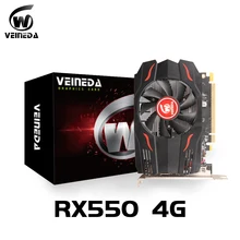 VEINEDA Original RX 550 4GB Video Cards GPU GDDR5 Graphics Cards PC Desktop Computer Game Map PCI-E X16 for AMD Radeon RX550 4GB VEINEDA Original RX 550 4GB Video Cards GPU GDDR5 Graphics Cards PC Desktop Computer Game Map PCI-E X16 for AMD Radeon RX550 4GB