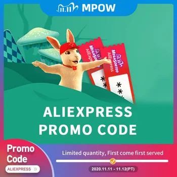 Mpow Ali Promo Code 2020 Global Shopping Festival Available on 11.11-12 Limited quantity, first come first served!
Mpow Ali Promo Code 2020 Global Shopping Festival Available on 11.11-12 Limited quantity, first come first served!