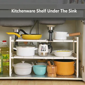Scalable Kitchenware Shelf Under The Sink Multi-function Kitchen Drain Storage Rack for Tableware Kitchen Accessories Organizer
Scalable Kitchenware Shelf Under The Sink Multi-function Kitchen Drain Storage Rack for Tableware Kitchen Accessories Organizer