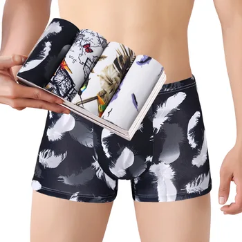 Flower Printed Mens Underwear Boxers Breathable Soft Boxershorts Male Boxer Homme Sexy Underpants Printed Leaves Homewear Shorts 
Flower Printed Mens Underwear Boxers Breathable Soft Boxershorts Male Boxer Homme Sexy Underpants Printed Leaves Homewear Shorts