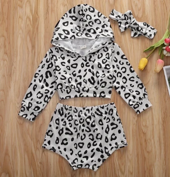 0-4Y Toddler Baby Girls Boys Leopard Clothes Sets Long Sleeve Hooded Tops+Shorts 2pcs Outfits
0-4Y Toddler Baby Girls Boys Leopard Clothes Sets Long Sleeve Hooded Tops+Shorts 2pcs Outfits
