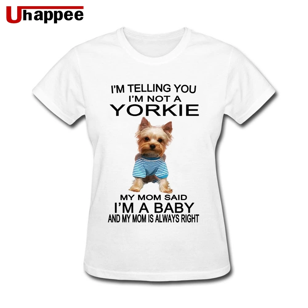 BABY YORKIE T Shirts Woman's Summer Short Sleeve Round Neck T-shirt Women's Clothes Geek Tee For Sale Top
BABY YORKIE T Shirts Woman's Summer Short Sleeve Round Neck T-shirt Women's Clothes Geek Tee For Sale Top