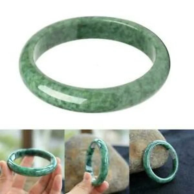 Elegant Women Chinese Beautiful Natural Green Jade Bracelet Gems Bangle 55- F6O1
Elegant Women Chinese Beautiful Natural Green Jade Bracelet Gems Bangle 55- F6O1