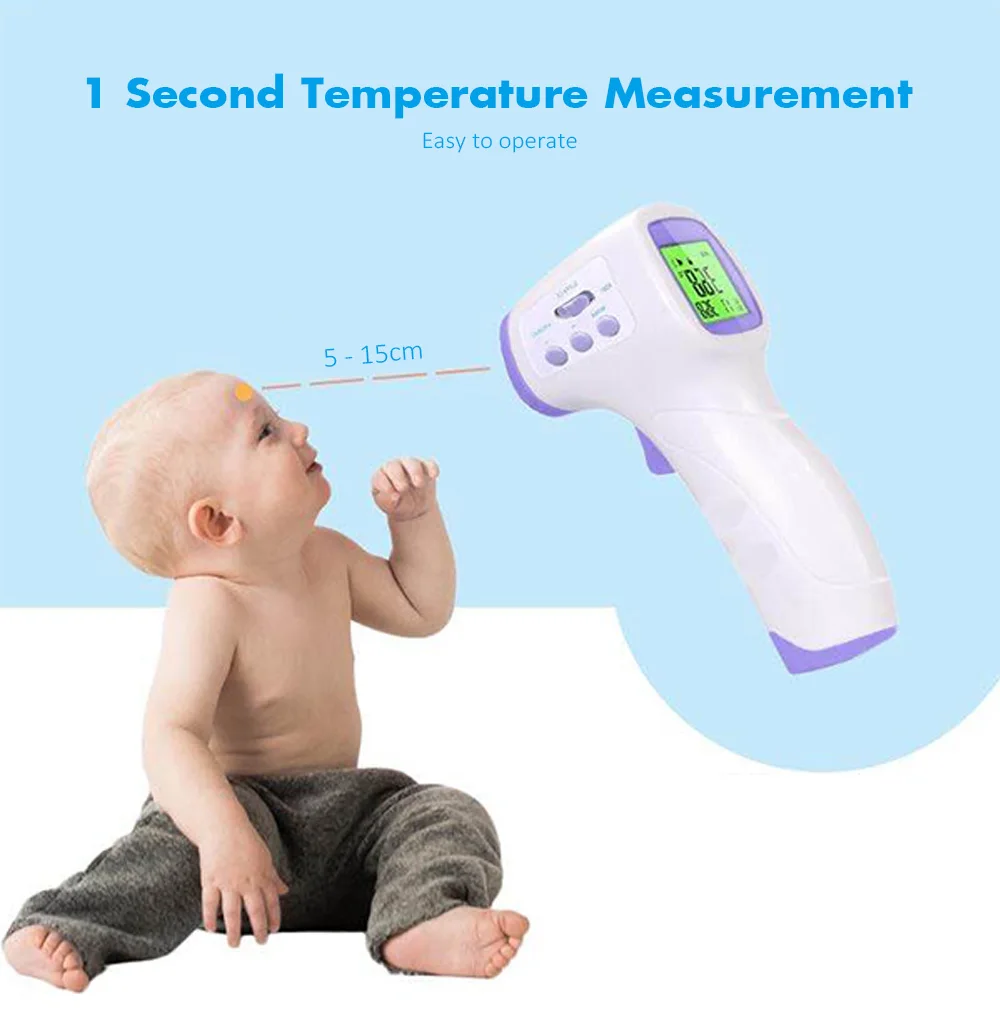 Baby Thermometer Infrared Digital LCD Body Measurement Forehead Ear Non-Contact Adult Body Fever Children Electronic Thermometer
Baby Thermometer Infrared Digital LCD Body Measurement Forehead Ear Non-Contact Adult Body Fever Children Electronic Thermometer