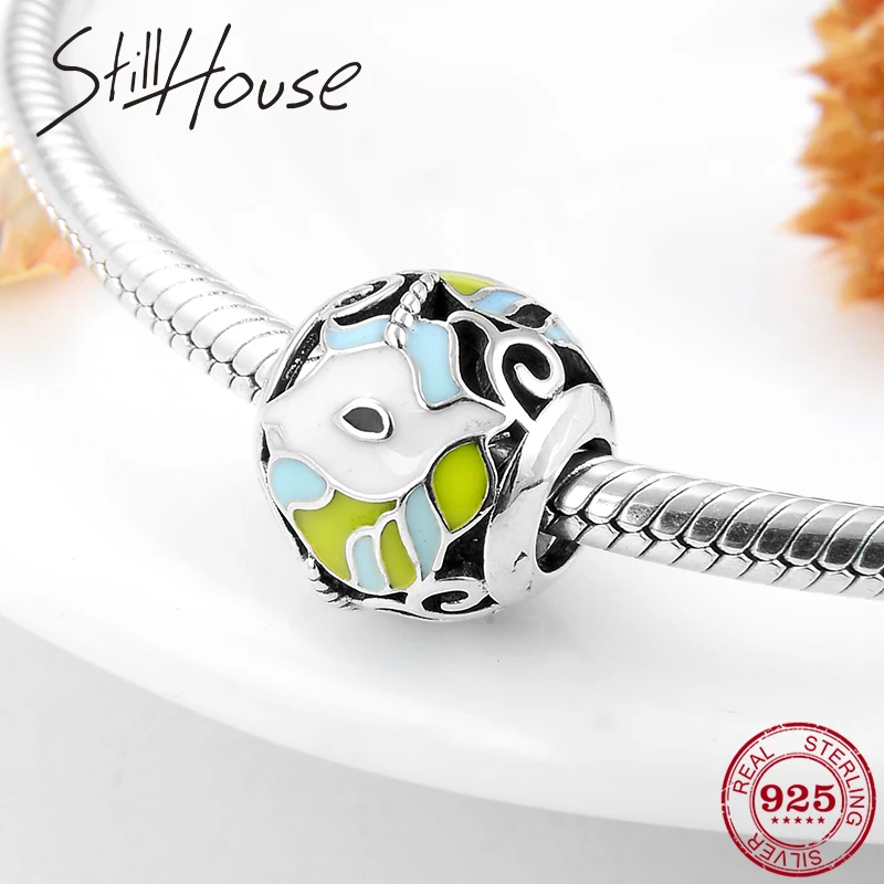 925 Sterling Silver Cheerful and friendly Unicorn Enamel Charms Beads Fit Original Pandora Charm Bracelet Jewelry making
925 Sterling Silver Cheerful and friendly Unicorn Enamel Charms Beads Fit Original Pandora Charm Bracelet Jewelry making