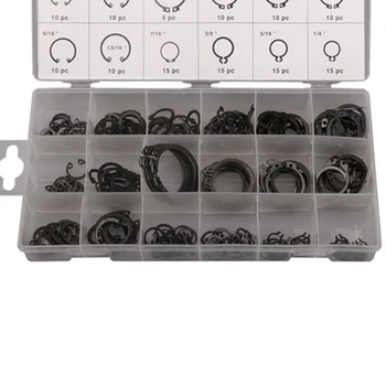 225PCS Circlips For Shaft C Type Cir Clip Assorted Kit Steel Shaft Retaining Ring Bearing Retainer Circlip Washers
225PCS Circlips For Shaft C Type Cir Clip Assorted Kit Steel Shaft Retaining Ring Bearing Retainer Circlip Washers