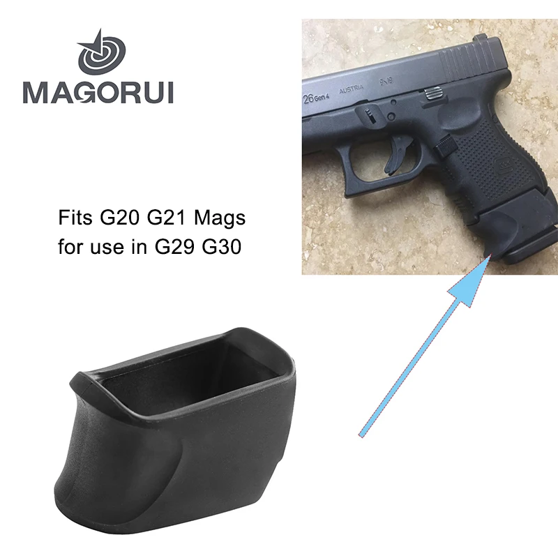 MAGORUI Rubber Grip Adapter For GLOCK 29-30 Fit G20 G21 Mags for use in G29 G30
MAGORUI Rubber Grip Adapter For GLOCK 29-30 Fit G20 G21 Mags for use in G29 G30