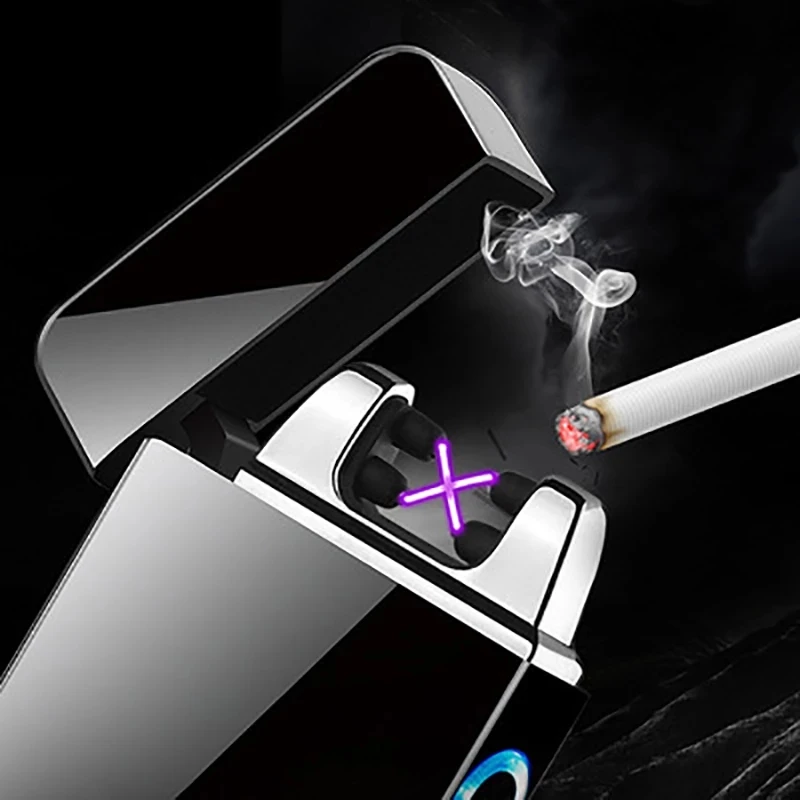 Electric Dual Arc Lighter USB Rechargeable Windproof Flameless Plasma Pulse Cigarette Lighter Candle with LED Power Display
Electric Dual Arc Lighter USB Rechargeable Windproof Flameless Plasma Pulse Cigarette Lighter Candle with LED Power Display