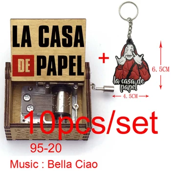 10pcs/lot Bella Ciao la casa de papel House of Paper dali Hand Crank Music Box you are my sunshine Music Box Christmas Gifts
10pcs/lot Bella Ciao la casa de papel House of Paper dali Hand Crank Music Box you are my sunshine Music Box Christmas Gifts