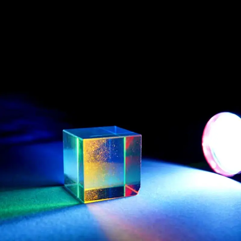 Prism Combine Cube 6sides Optical RGB Glass Len Square Prism with Light Box Gift R9JF
Prism Combine Cube 6sides Optical RGB Glass Len Square Prism with Light Box Gift R9JF