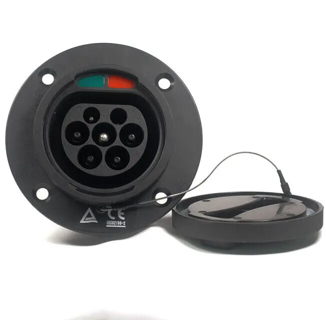 16A 32A Three Phase IEC 62196 Type2 Male EV Socket Electric Car Side AC Charging Inlet Socket
16A 32A Three Phase IEC 62196 Type2 Male EV Socket Electric Car Side AC Charging Inlet Socket