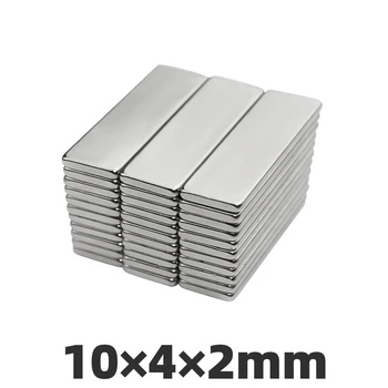 50/100/200/300pcs 10x4x2mm N35 strong Rectangular neodymium magnet permanent small Super powerful magnets10 * 4 * 2mm
50/100/200/300pcs 10x4x2mm N35 strong Rectangular neodymium magnet permanent small Super powerful magnets10 * 4 * 2mm