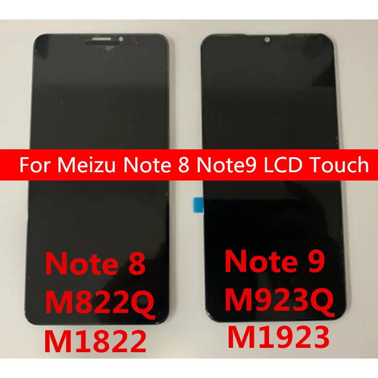 For Meizu Note 8 M822 LCD Display +Digitizer Touch Screen Glass Replacement Parts For Meizu Note 9 M923 Display Screen+Frame
For Meizu Note 8 M822 LCD Display +Digitizer Touch Screen Glass Replacement Parts For Meizu Note 9 M923 Display Screen+Frame