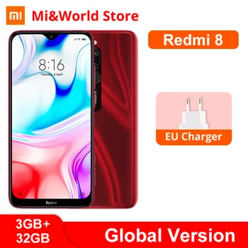 

Global Version Xiaomi Redmi 8 3GB RAM 32GB ROM Mobile Phone Snapdragon 439 Octa Core 12MP Dual Camera 5000mAh Large Battery OTA