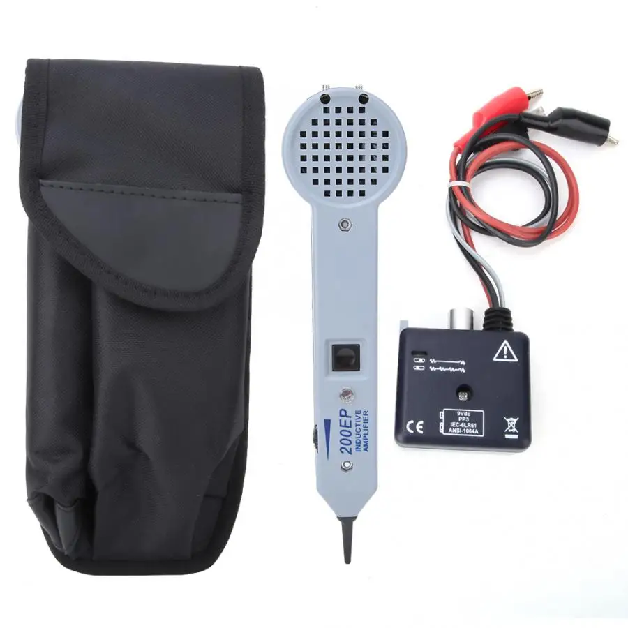 High Accuracy Wire Tester 200EP Network Cable Tester Tone Generator Inductive Amplifier with Adjustable Volume
High Accuracy Wire Tester 200EP Network Cable Tester Tone Generator Inductive Amplifier with Adjustable Volume