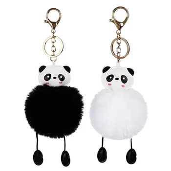 2pcs Panda Cute Stylish Fashion Fur Plush Cartoon Bag Charm Key Chain Keychain Car Pendant for Women Girls Ladies 
2pcs Panda Cute Stylish Fashion Fur Plush Cartoon Bag Charm Key Chain Keychain Car Pendant for Women Girls Ladies