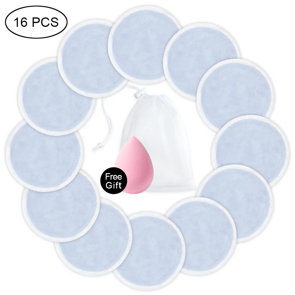 Reusable 4/8/10/16Pc Make Up Remover Washable Cotton Pads Microfiber Makeup Wipes Three Layers Bamboo Cleansing Face & Skin Care
Reusable 4/8/10/16Pc Make Up Remover Washable Cotton Pads Microfiber Makeup Wipes Three Layers Bamboo Cleansing Face & Skin Care