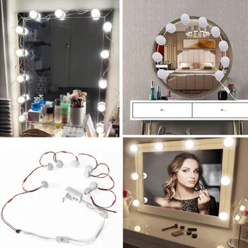 DIY Connectable 12V LED Dimmable Cosmetic Mirror Bulb Ball LED Makeup Mirror lamps accessories for Hollywood Vanity Lights 
DIY Connectable 12V LED Dimmable Cosmetic Mirror Bulb Ball LED Makeup Mirror lamps accessories for Hollywood Vanity Lights