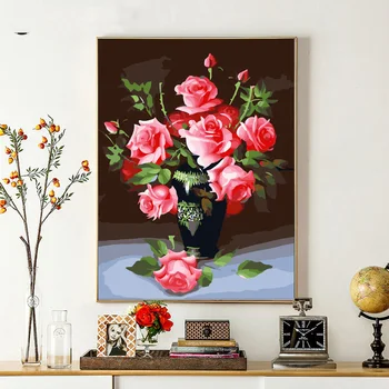 DIY Digital Oil Painting Flower Picture Art Floral Canvas Wall Hand Painted Home Flower Landscape Decor Gift Kit Salon Art LA715
DIY Digital Oil Painting Flower Picture Art Floral Canvas Wall Hand Painted Home Flower Landscape Decor Gift Kit Salon Art LA715