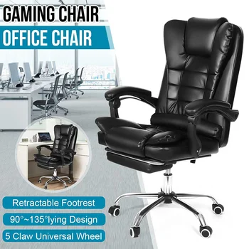 Ergonomic Executive Office Chair Adjustable Rotating PU Leather Gaming Chair Armchair Lift Swivel Computer Chairwith Foot Rest
Ergonomic Executive Office Chair Adjustable Rotating PU Leather Gaming Chair Armchair Lift Swivel Computer Chairwith Foot Rest