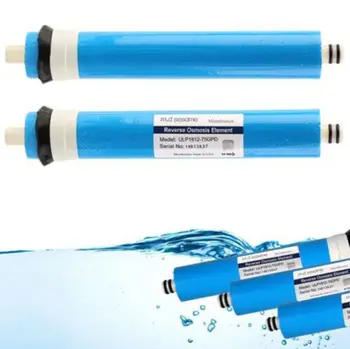 Vontron ULP1812-75 RO Membrane Elements NSF Reverse Osmosis System 75gpd Water Filter Cartridge Blue
Vontron ULP1812-75 RO Membrane Elements NSF Reverse Osmosis System 75gpd Water Filter Cartridge Blue