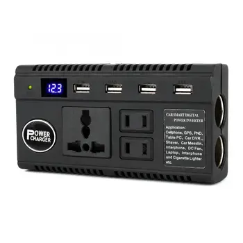 Power Inverter DC12V 24V to AC 220V Socket Charger 120W Universal( ) accessoire voiture power inverter Intelligent 
Power Inverter DC12V 24V to AC 220V Socket Charger 120W Universal( ) accessoire voiture power inverter Intelligent