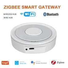 Smart Gateway Hub Tuya ZigBee Wireless/Wired Gateway Bridge Smart Life App Remote Control Works With Alexa Google Home Assistant
Smart Gateway Hub Tuya ZigBee Wireless/Wired Gateway Bridge Smart Life App Remote Control Works With Alexa Google Home Assistant