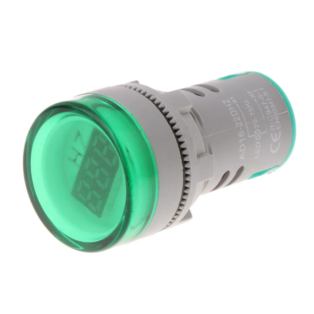 22mm Hertz AC Frequency Meter LED Digital Display Indicator Signal Lamp Lights Drop Ship Support
22mm Hertz AC Frequency Meter LED Digital Display Indicator Signal Lamp Lights Drop Ship Support
