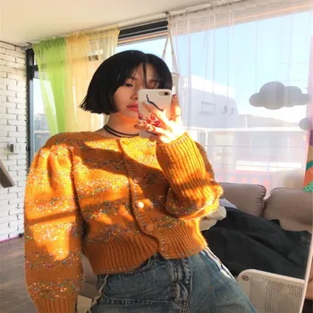 Ins Korean Style Hot Winter Cardigans for Ladies Sweet Elegant Chic Fashion Sweater 2020 Winter Women's Coats Chic Sweater
Ins Korean Style Hot Winter Cardigans for Ladies Sweet Elegant Chic Fashion Sweater 2020 Winter Women's Coats Chic Sweater