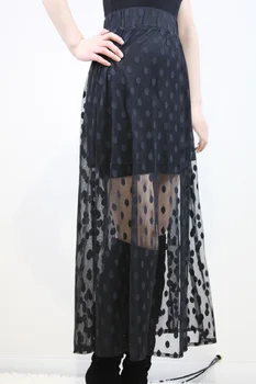 Women Fashion Ladies Stylish Polka Dot Printing Mesh Perspective Chiffon Summer Casual Sexy Long Pleated Maxi Skirts Dress Wear
Women Fashion Ladies Stylish Polka Dot Printing Mesh Perspective Chiffon Summer Casual Sexy Long Pleated Maxi Skirts Dress Wear