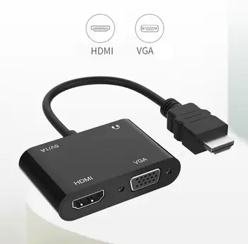 TWISTER.CK HDMI To HDMI +VGA+ Power +3.5 Audio HD Video Converter Support Simultaneous Display 
TWISTER.CK HDMI To HDMI +VGA+ Power +3.5 Audio HD Video Converter Support Simultaneous Display