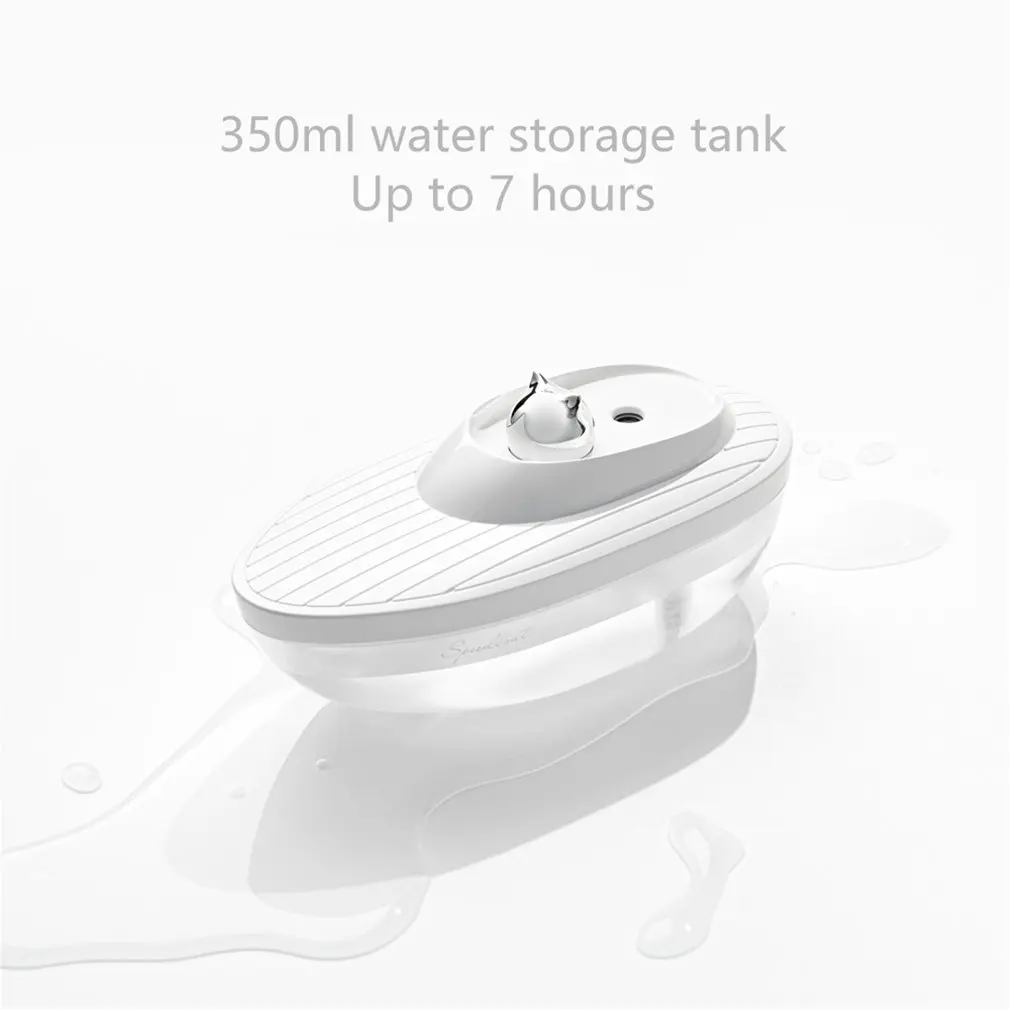USB Cat Boat Air Humidifier with LED Light Household Atomizer Diffuser Aroma Diffusor Anion Mist Maker Fogger
USB Cat Boat Air Humidifier with LED Light Household Atomizer Diffuser Aroma Diffusor Anion Mist Maker Fogger