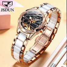 JSDUN Luxury Black Watch For Women Automatic Waterproof Ladies Sapphire Crystal Wristwatches Mechanical Watches Relogio Feminino
JSDUN Luxury Black Watch For Women Automatic Waterproof Ladies Sapphire Crystal Wristwatches Mechanical Watches Relogio Feminino