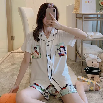 Smmoloa Pajama set women Summer Woman home Loungewear Lingerie Sleep Wear Soft Milk Silk Pajamas for Woman
Smmoloa Pajama set women Summer Woman home Loungewear Lingerie Sleep Wear Soft Milk Silk Pajamas for Woman