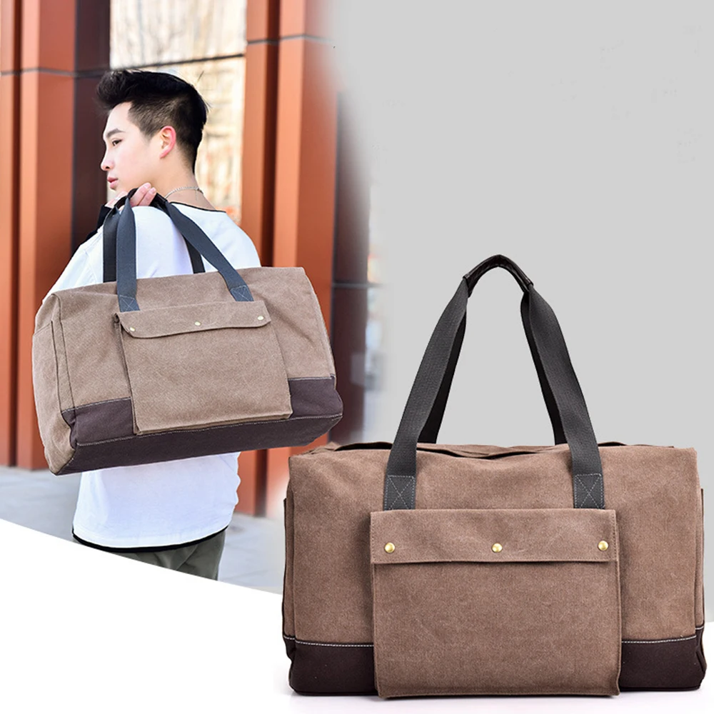 Men Fashion Canvas Luggage Bag Male Waterproof Handbag Large Capacity Outdoor Travel Bags Shoulder Strap Men's Hand Bag XA784ZC
Men Fashion Canvas Luggage Bag Male Waterproof Handbag Large Capacity Outdoor Travel Bags Shoulder Strap Men's Hand Bag XA784ZC