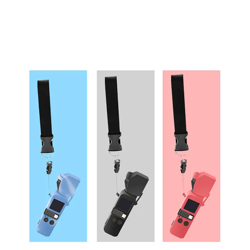 Silicone Cover Solid With Strap Accessory Handle Gimbal Soft Anti-lost Stabilized Camera Simple Protective Case For OSMO Pocket
Silicone Cover Solid With Strap Accessory Handle Gimbal Soft Anti-lost Stabilized Camera Simple Protective Case For OSMO Pocket