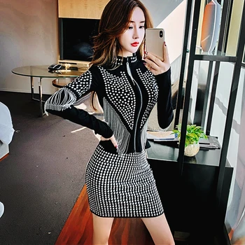 Fashion Sexy Style 2 Piece Set Women Clothes For Women Beading Tassels Women Blouses Tops And Sparkle Package Hip Skirt SL331
Fashion Sexy Style 2 Piece Set Women Clothes For Women Beading Tassels Women Blouses Tops And Sparkle Package Hip Skirt SL331