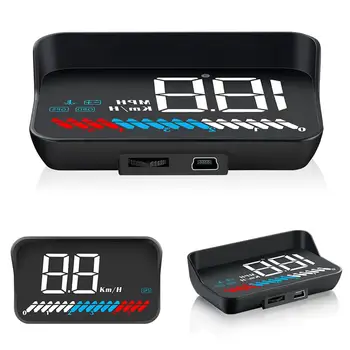 Car Universal Dual System HUD Head Up Display OBD II/GPS Interface Vehicle Speed MPH KM/h Engine RPM OverSpeed Warning Mileage
Car Universal Dual System HUD Head Up Display OBD II/GPS Interface Vehicle Speed MPH KM/h Engine RPM OverSpeed Warning Mileage