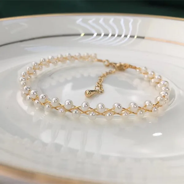 Butterfly Home Hand-woven Workmanship Exquisite Fashion Fresh Pearl Bracelets White Explicit Elegant Syss40i40ahe
Butterfly Home Hand-woven Workmanship Exquisite Fashion Fresh Pearl Bracelets White Explicit Elegant Syss40i40ahe