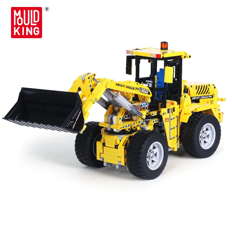 Kid's DIY Mould King 13122 Blocks for Legoingly New wheel load - bulldozer Legoing Remote Control Vehicle Educational Blocks Toy 
Kid's DIY Mould King 13122 Blocks for Legoingly New wheel load - bulldozer Legoing Remote Control Vehicle Educational Blocks Toy