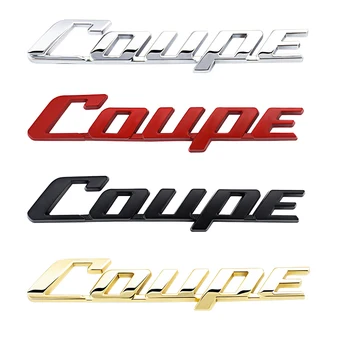 3D Metal Car Styling Coupe Logo Emblem Badge Car Fender Tail Trunk Decal Sticker For Renault Hyundai KIA Toyota Haval Ford Seat 
3D Metal Car Styling Coupe Logo Emblem Badge Car Fender Tail Trunk Decal Sticker For Renault Hyundai KIA Toyota Haval Ford Seat
