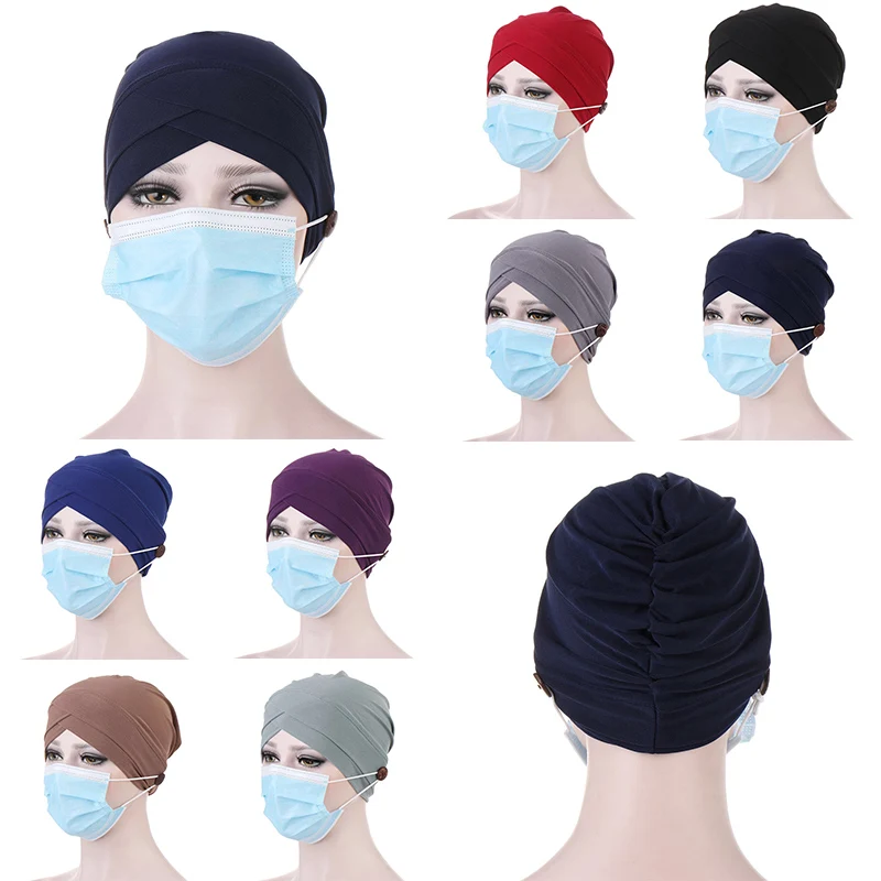 Solid Muslim Button Plain Hijab Broadcloth Hat Cotton Spring Summer Ethnic Head Wrap Scarf Soft Headwear Bandanas Hair Ornament
Solid Muslim Button Plain Hijab Broadcloth Hat Cotton Spring Summer Ethnic Head Wrap Scarf Soft Headwear Bandanas Hair Ornament