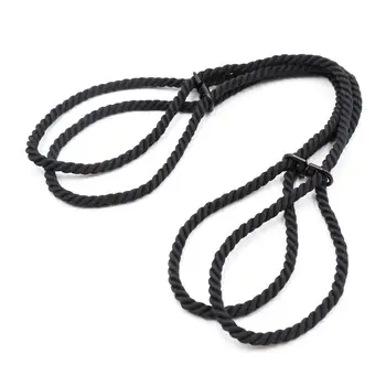 

LoveFun 100% handmade Handcuffs Shibari Rope Restraints Police Simple Rope Cuffs Professional Grade Handcuffs