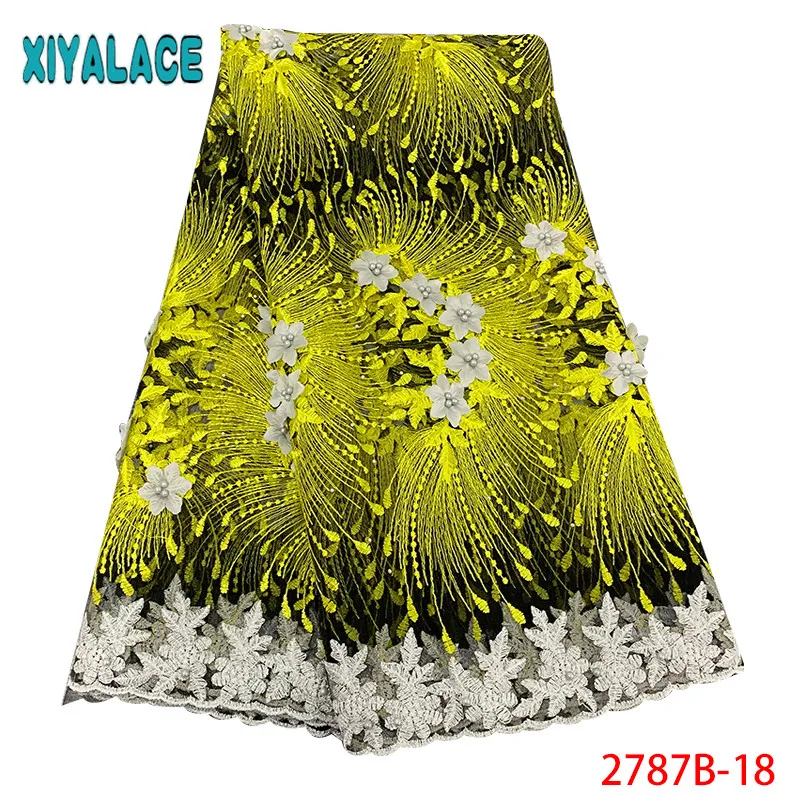 Latest Embroidered 3D Lace Fabric French Party Lace Fabric African Tulle Mesh Fabrics Laces with Beads for Women KS2787B-18
Latest Embroidered 3D Lace Fabric French Party Lace Fabric African Tulle Mesh Fabrics Laces with Beads for Women KS2787B-18